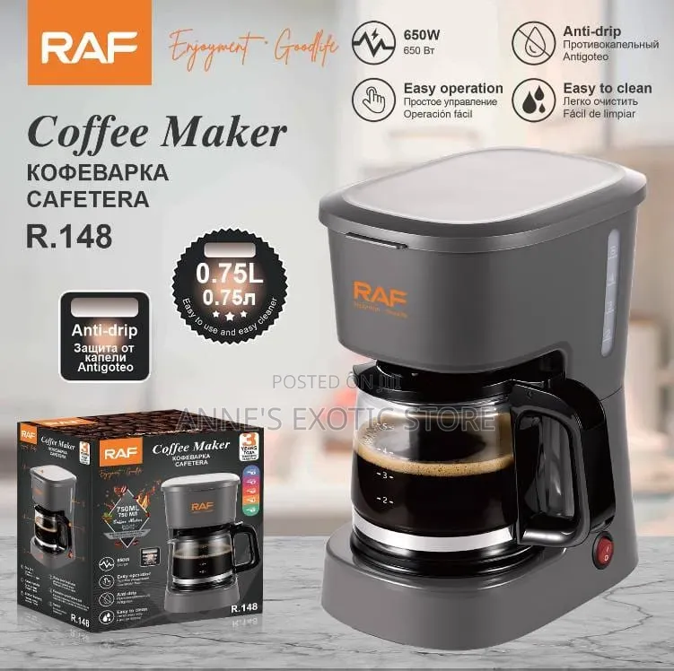 RAF R.148 650W Drip Coffee Maker 750ml
