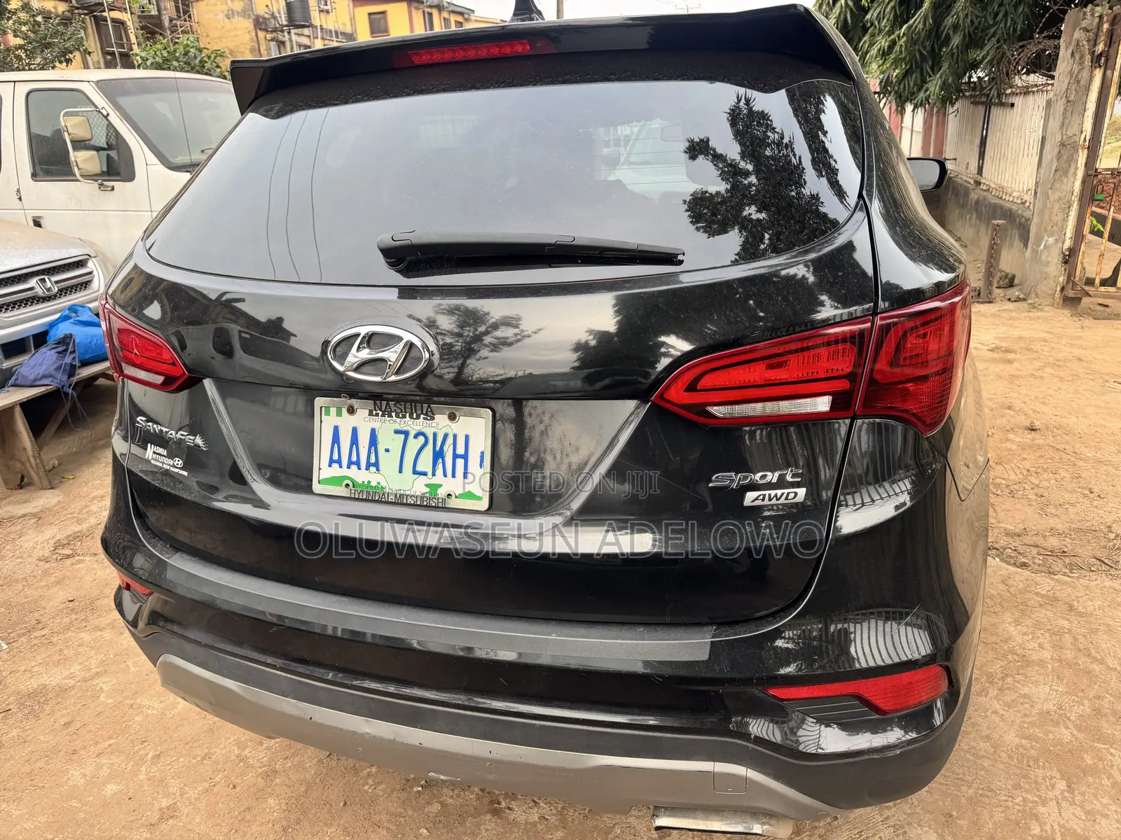 Hyundai Santa Fe SE AWD 2017 Black