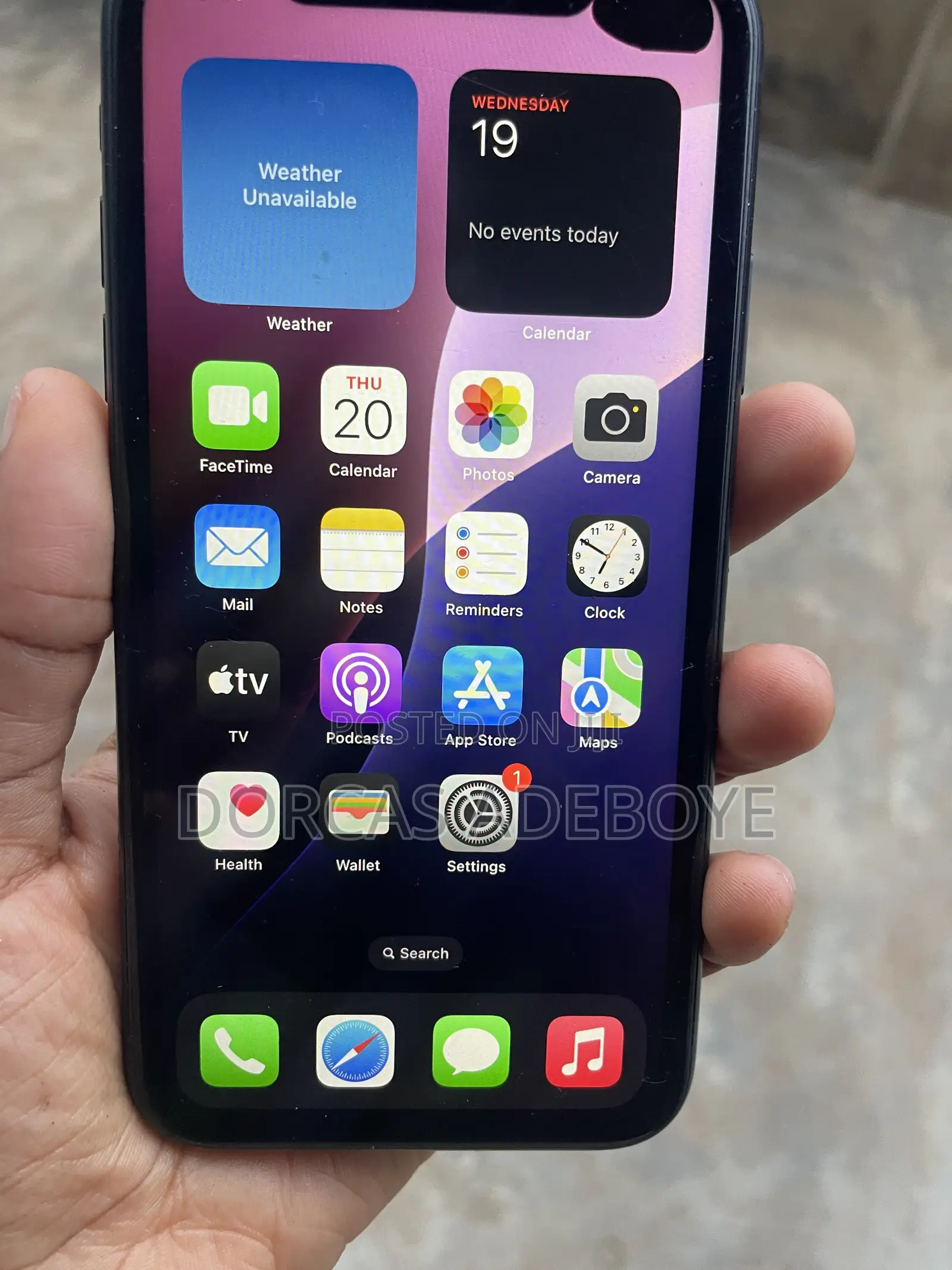 Apple iPhone XR 64 GB Black