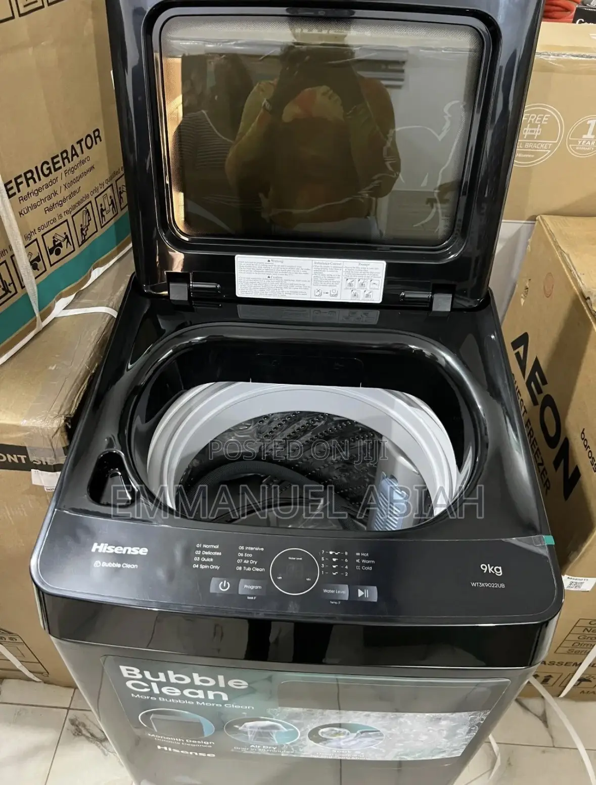 Hisense (9KG) Top Loader Bubble Clean Washing Machine