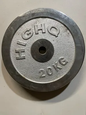 20kg Silver Chrome Weight Plate