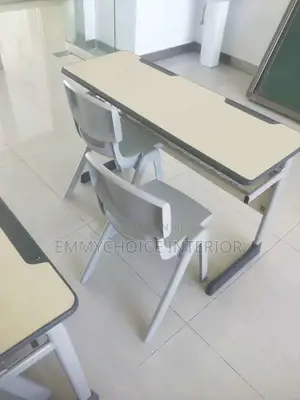 School Desk and Chair Set/ Double Seater