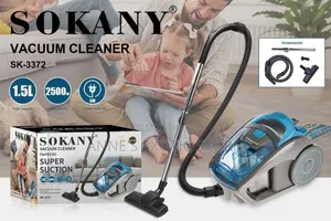 Sokany SK-3372 2500W Bagless Canister Vacuum Cleaner