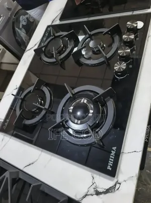 Original Quality Phiima 8mm Glass Top Built-in Gas Cooker Hob 60x60cm