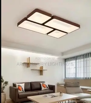Led Light Square Wood Ceiling Lamp Led Lights