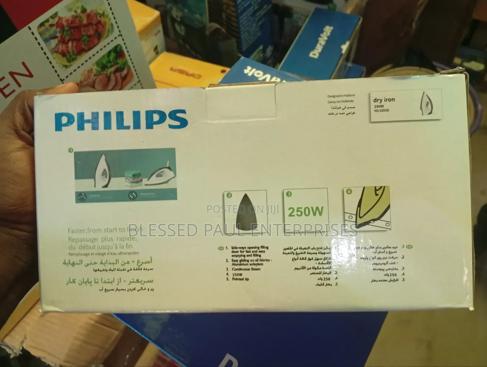 250w AC/DC Pressing Iron