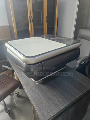 Modern Rotating Swivel Center Table /3 Layers Design With Drawer