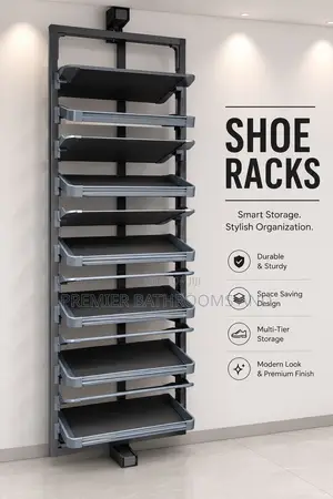 12 Layers Shoe Rack Grey