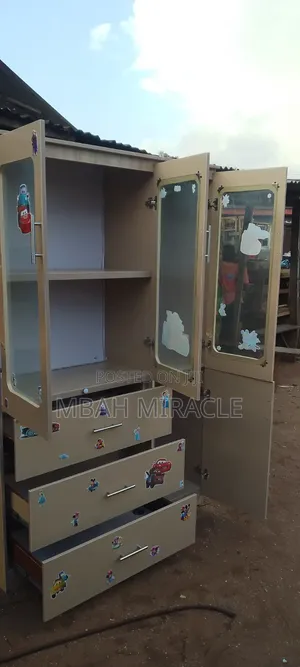 Three Door Wardrobe Available for Pickup