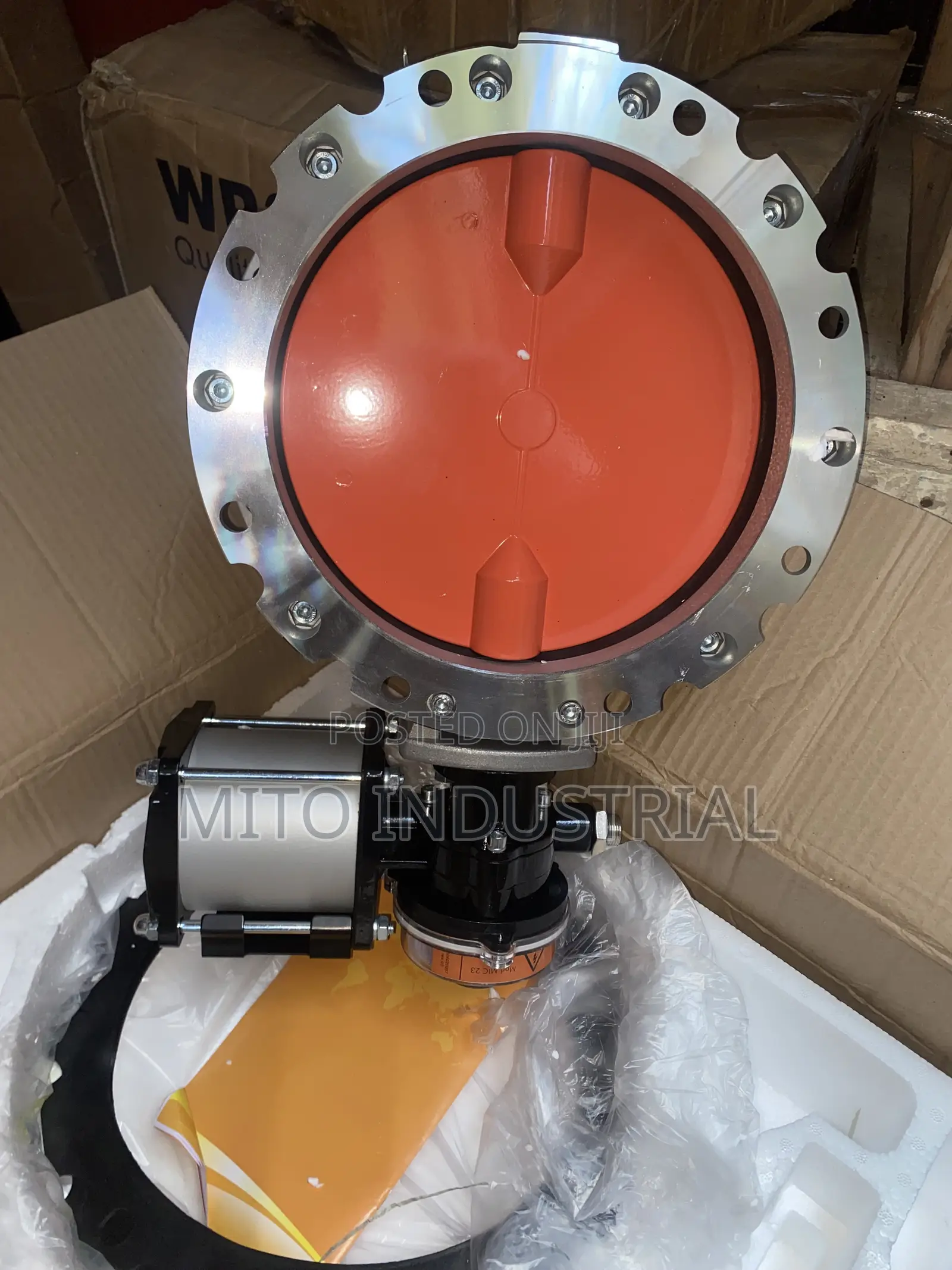 DN250 Pneumatic Butterfly Valve