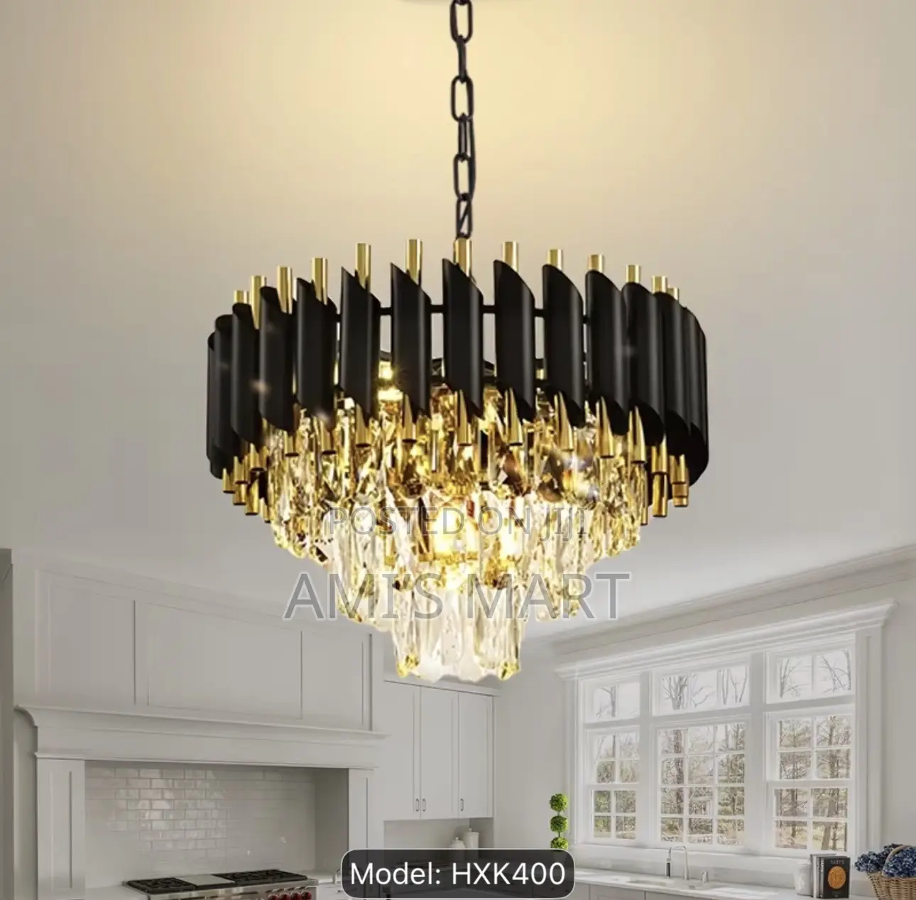 Luxury Modern Layered Crystal Chandelier,(Excluding Light Bulbs).