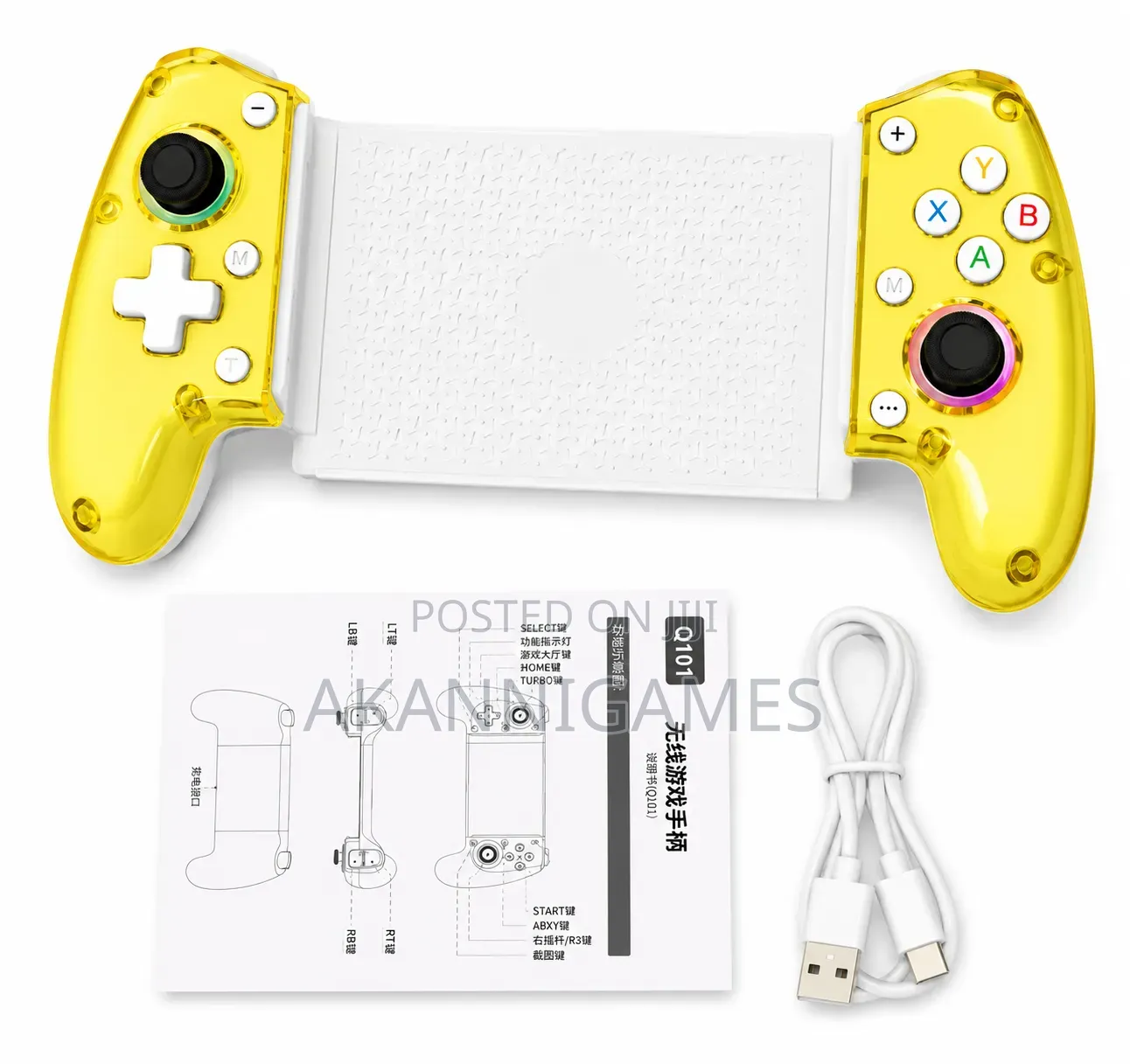 Wireless Game Controller Bluetooth/2.4g Android iPhone Switch PS3 PS4