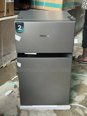 Original 120L Hisense Double Door Refrigerator With 2years Warranty