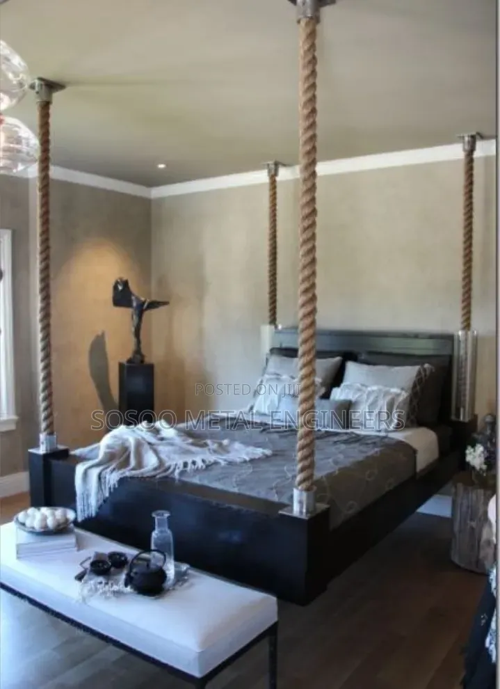 Metal Iron Luxury Celling Bed Frame