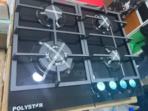 Polystar 4-Burner Gas Stove for Kitchen