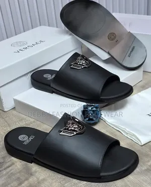 Step Out in Luxury With Classic Versace Slippers