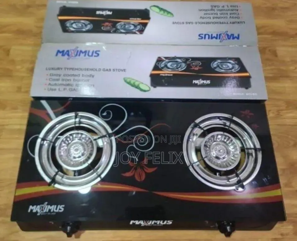 Maximus Glass Gas Cooker
