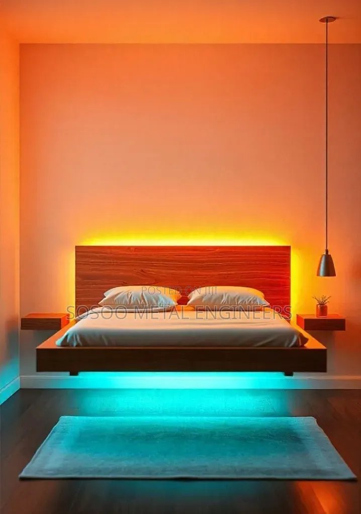 Suspendable/Celling Bed Frame Metal Iron