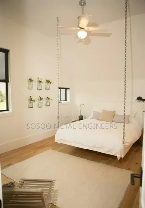 Suspendable/Celling Bed Frame Metal Iron