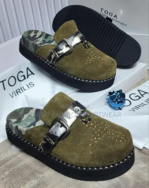 Transform Your Footwear Game With High-End Toga Virilis Half Shoes
