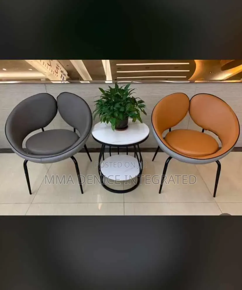Modern Luxury Accent Chair Side Table Set