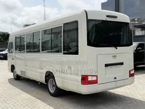 New Toyota Coaster 2025 White