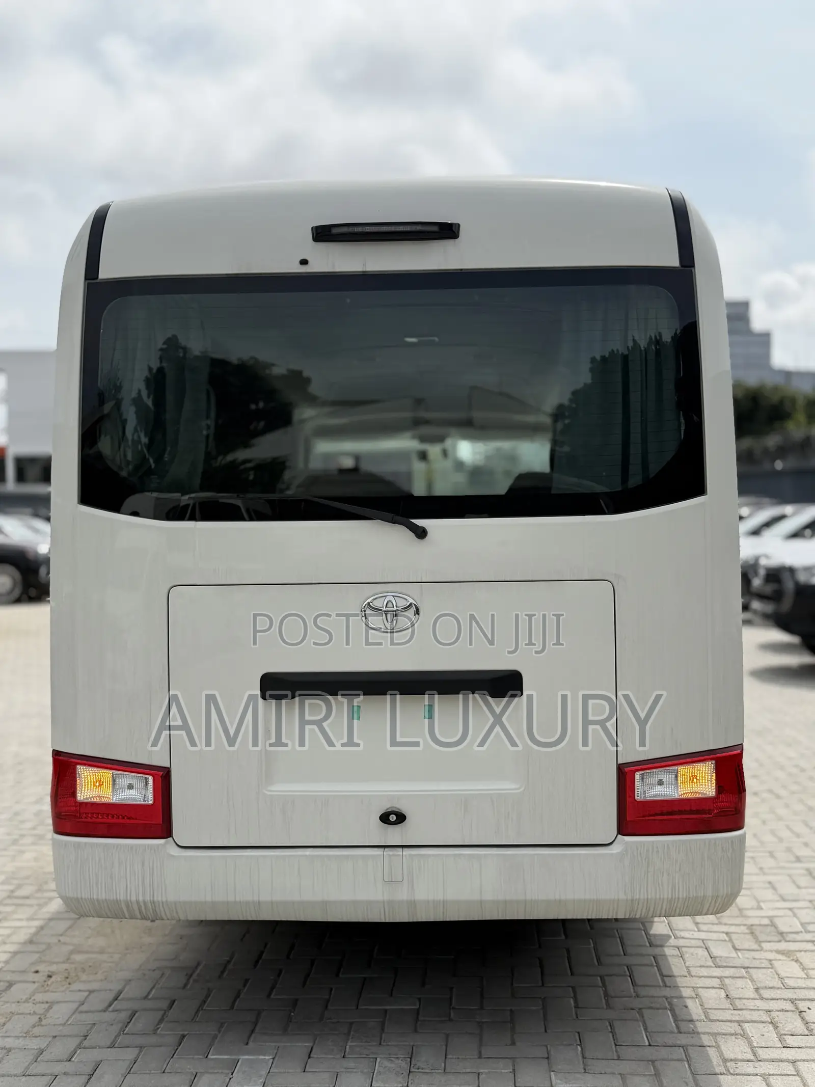 New Toyota Coaster 2025 White