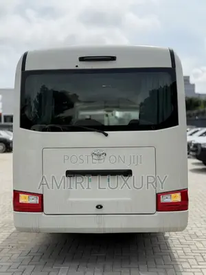 New Toyota Coaster 2025 White