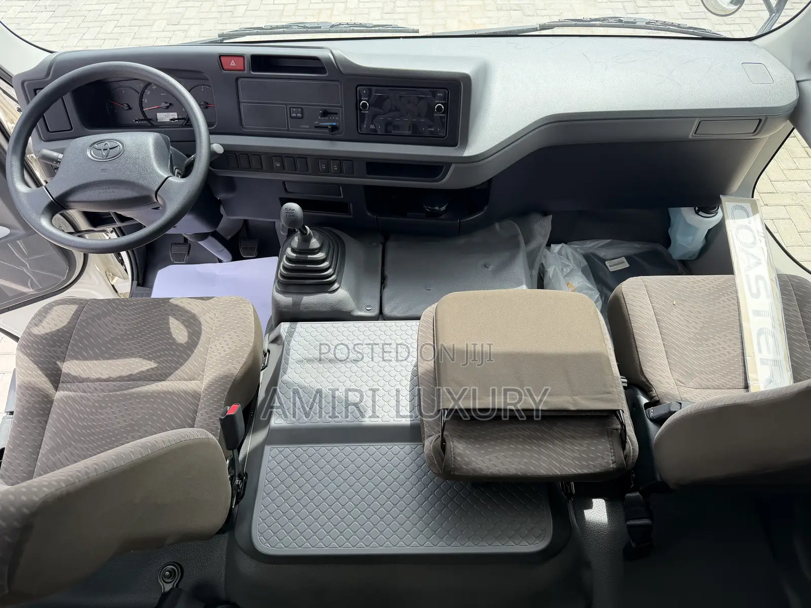 New Toyota Coaster 2025 White