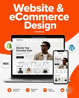 Website eCommerce Design (Shopify, WordPress, Wix) Fast and Secure
