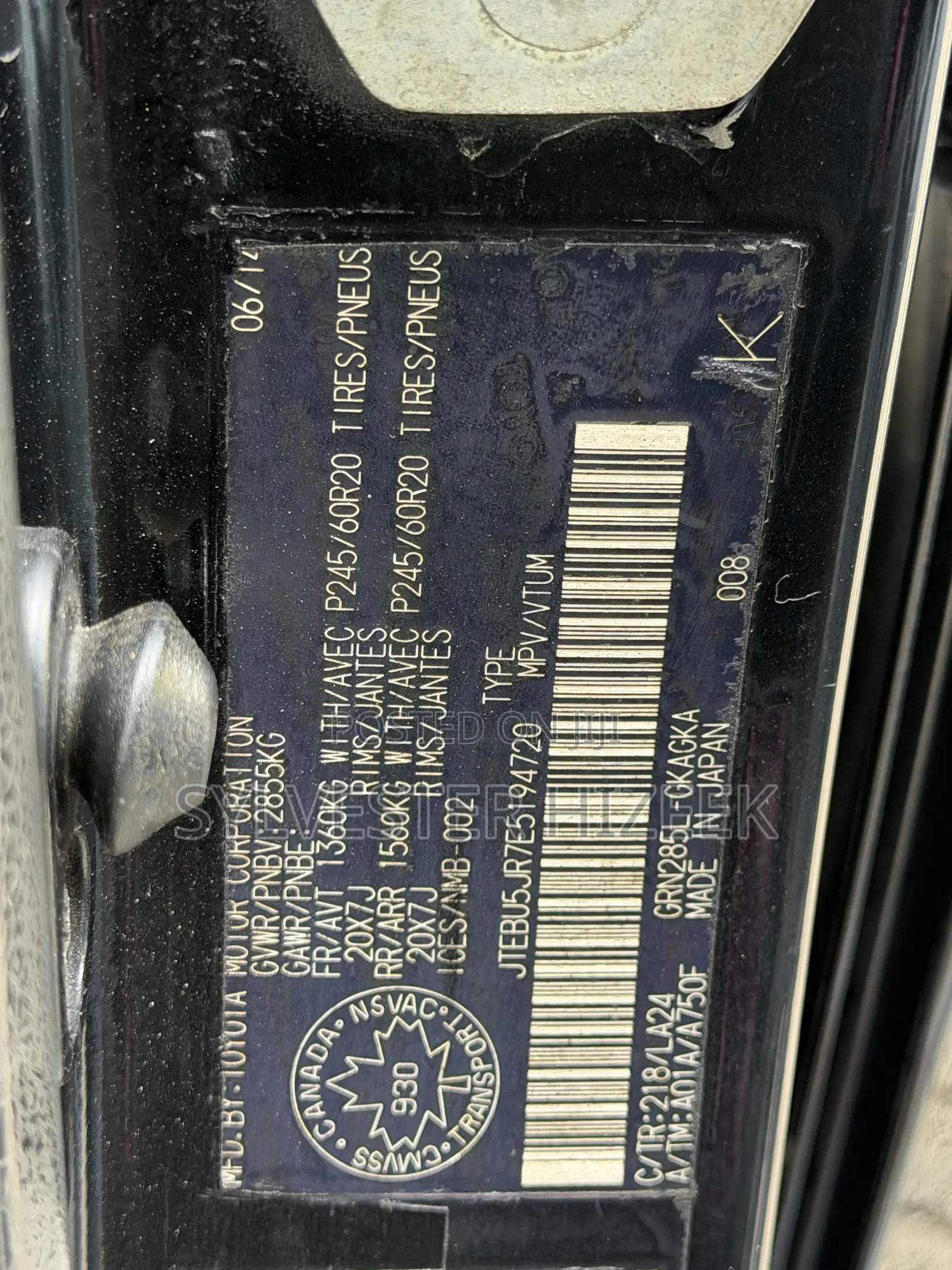 Toyota 4-Runner 2015 Black