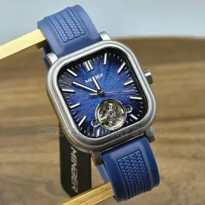 Minber Quality Luxury Men Automatic Engine Wristwatch