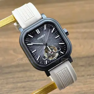 Minber Quality Luxury Men Automatic Engine Wristwatch