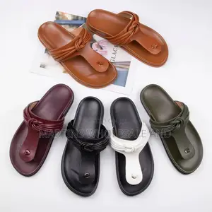 Zara-Style Knotted Rubber Flat Sandals Feature a Chic Twisted-Knot Upp