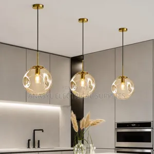 Modern Nordic Glass Globe Pendant Light