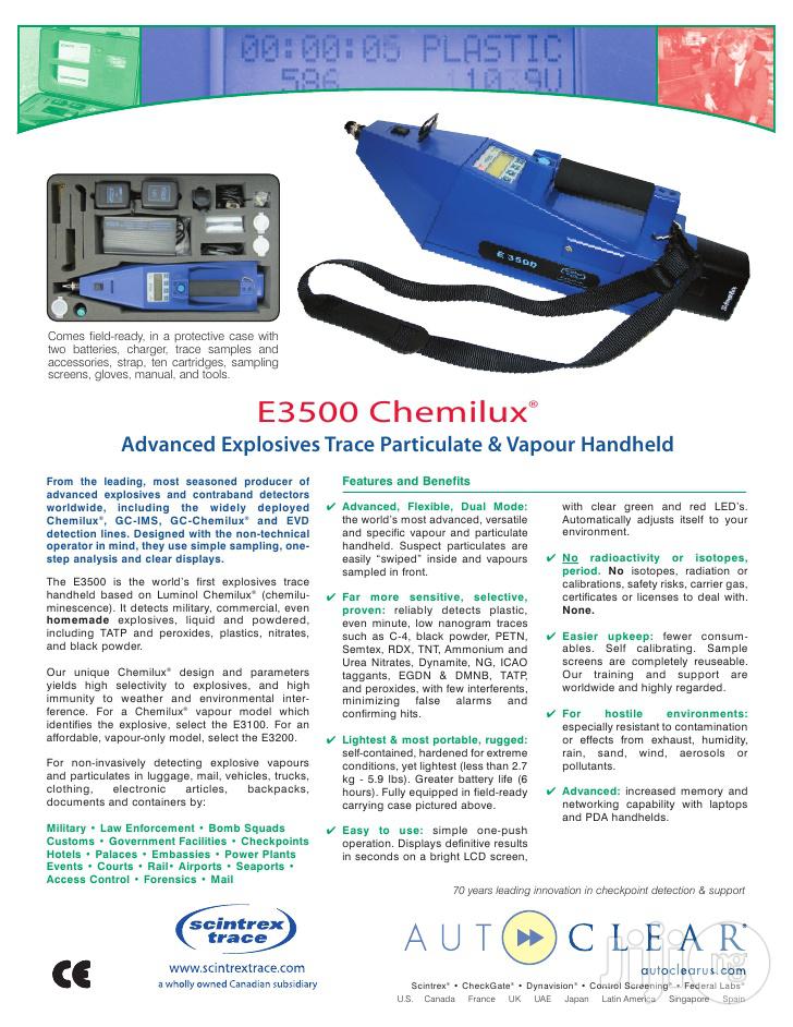 E3500 Advanced Portable Explosives Detector