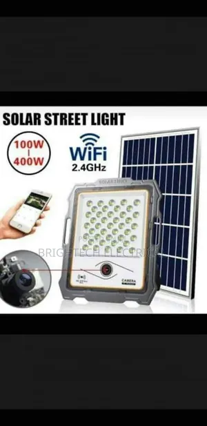 3 in One Solar Flood Light With Camera