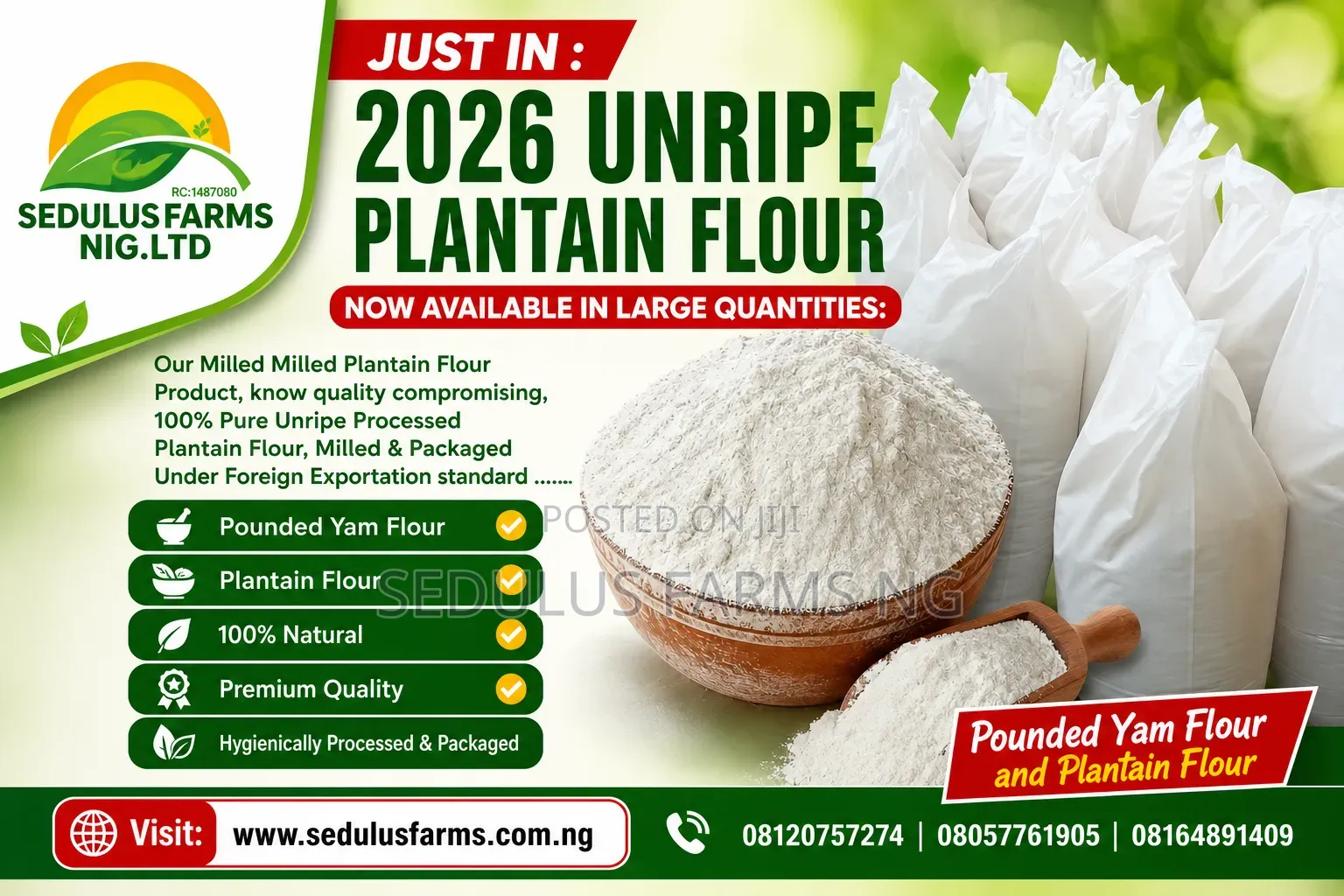 Pounded Yam Flour