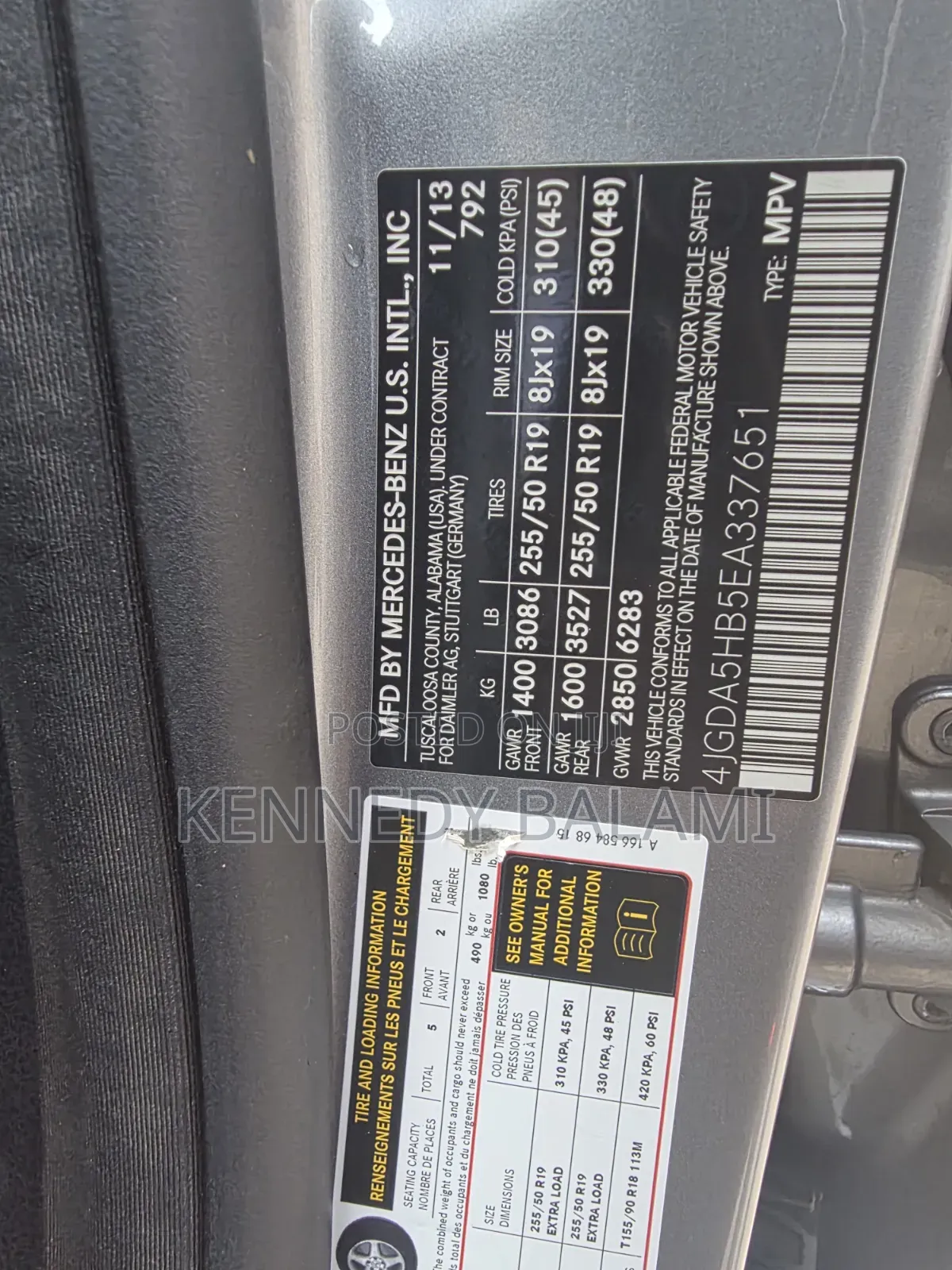 Mercedes-Benz M Class 2014 Gray