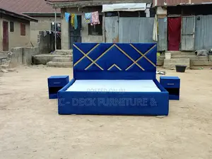 BDF40 G Bar 6x6ft Upholstered Bed Frame