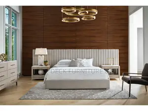 BDF6 Wall Cladding + Decker Cale 6ft X 6ft Double Panel Bed Frame