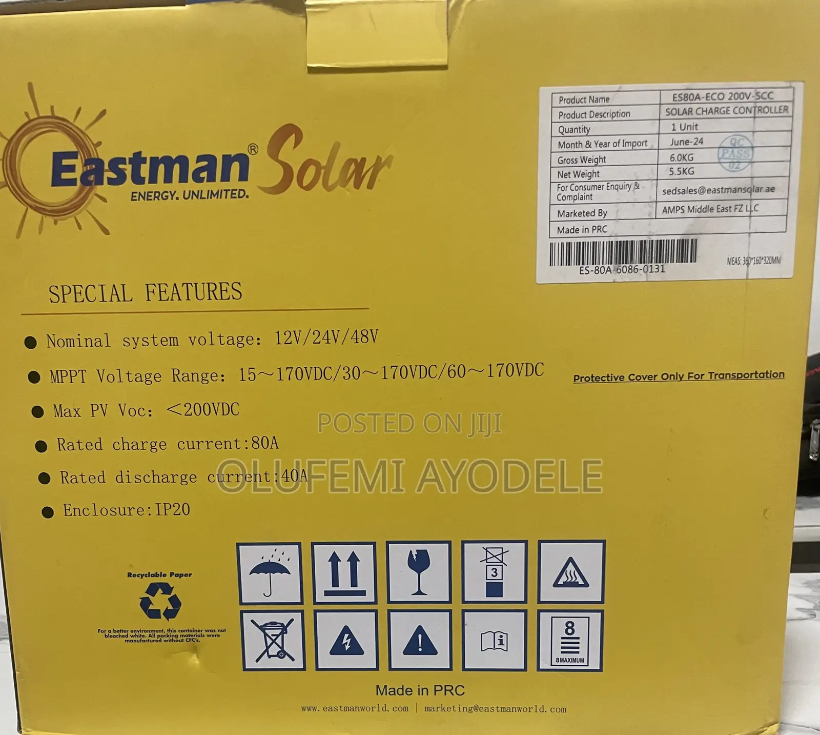 East Man Charge Controller
