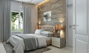 BDF12 Wall Cladding + King Size 6ft X 6ft Upholstered Bed Frame