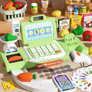 Kids Supermarket Cash Registering Point