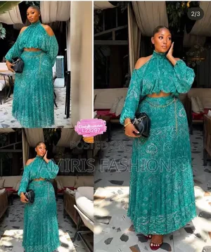 Open Arms Long Beautiful Gown With Belt