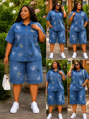 Beautiful Baggie Short Denim Two-Piece
