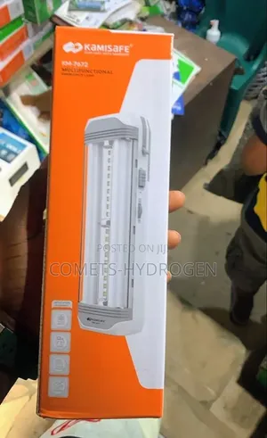 Kamisafe KM-7672 Rechargeable LED Emergency Lamp - Bright Light