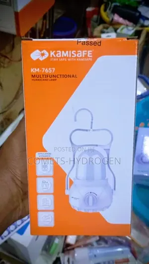 Kamisafe KM-7657 Multifunctional Rechargeable Hurricane LED Lamp