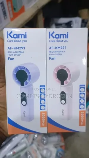 Kami AF-KM291 Rechargeable High-Speed Handheld Mini Fan (3000mAh)