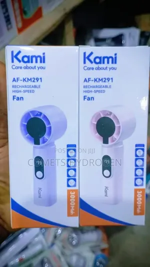 Kami AF-KM291 Rechargeable High-Speed Handheld Mini Fan (3000mAh)